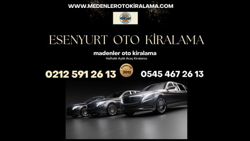 Esenyurt oto kiralama fiyatları Esenyurt oto kiralama fiyatları